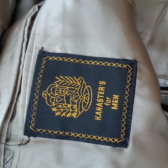 Kanaster's For Men tan wool blazer - Picture 10 of 11